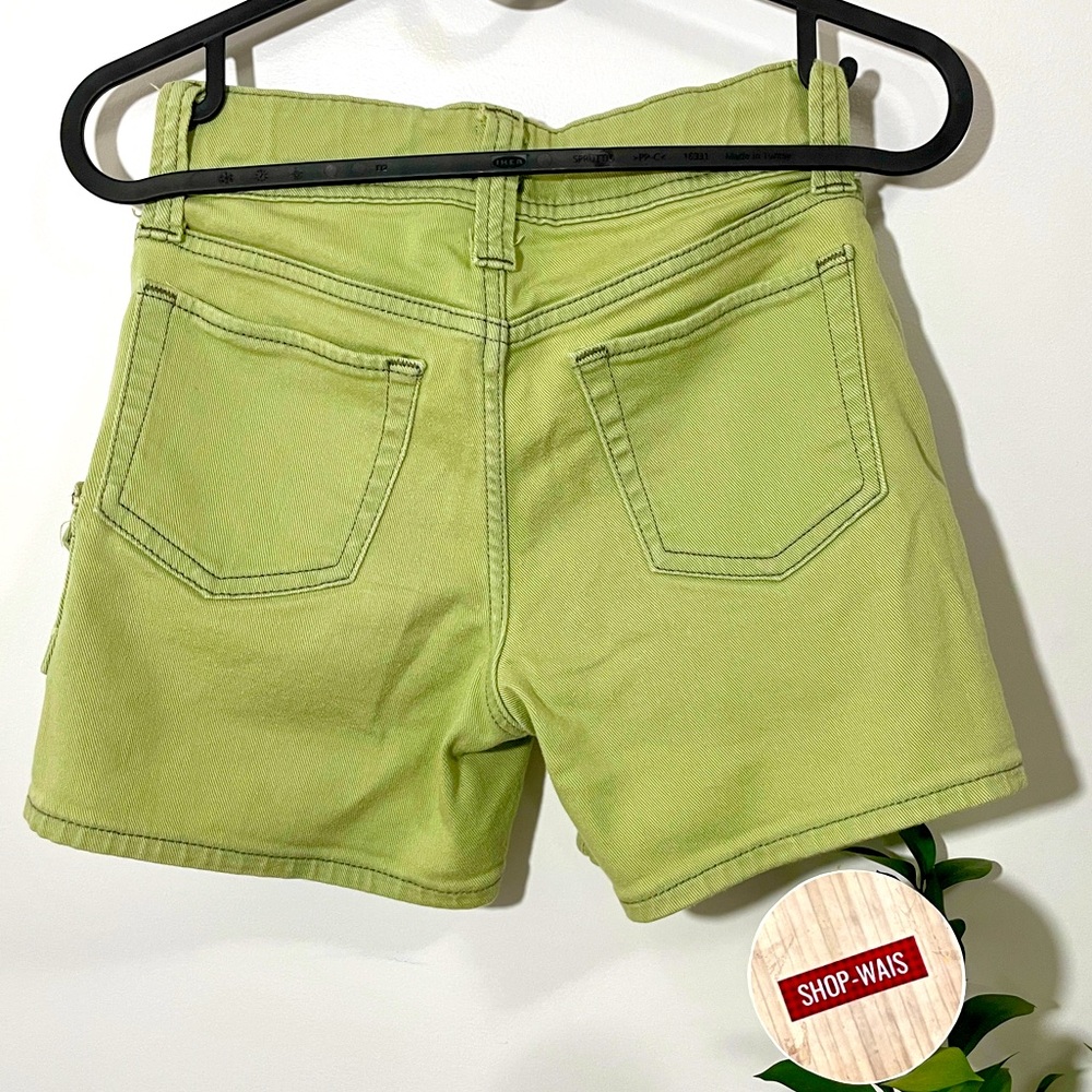 Gap Kids Denim Shorts Light Green Size 12